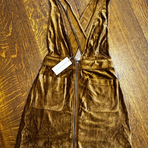 NWT Moon River Anthropology Corduroy Overall Romper Dress - Picture 1 of 4